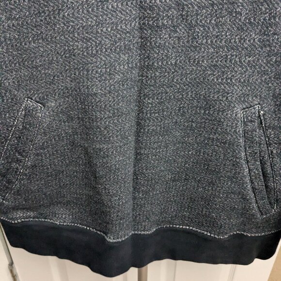 Nike Men's Hoodie Pullover Knit Sweater, Gray, Large, 100% Cotton, 1/4 Button - Picture 8 of 14